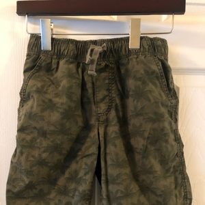 Boys elastic waist cotton shorts